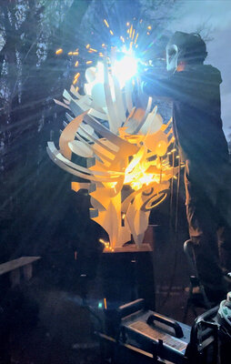 David Sheldon in the Studio