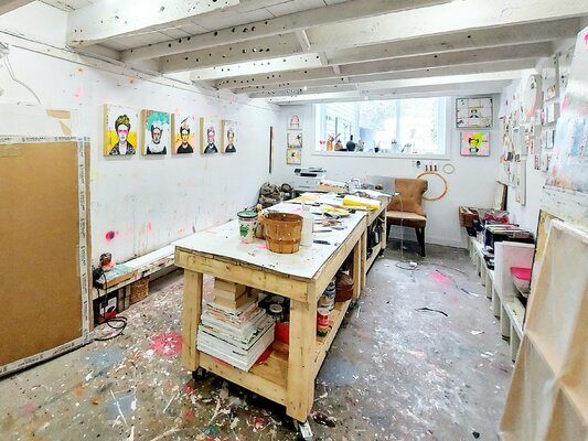 Maryline Lemaitre in the Studio: Atelier