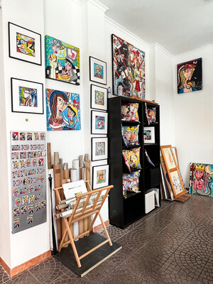 Alessandro Siviglia in the Studio