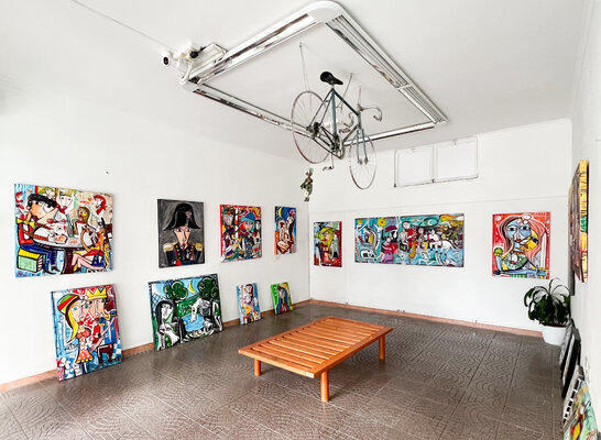 Alessandro Siviglia in the Studio