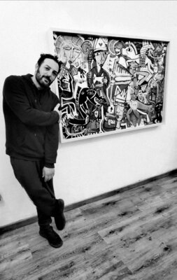 Alessandro Siviglia in the Studio
