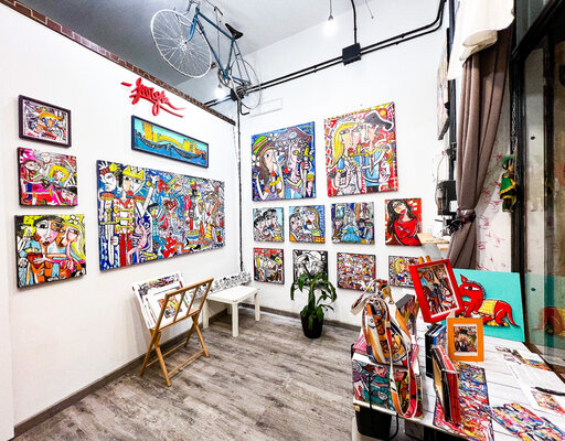 Alessandro Siviglia in the Studio