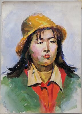 Yutao Ge in the Studio: Dessiné autrefois à l'école d'arts