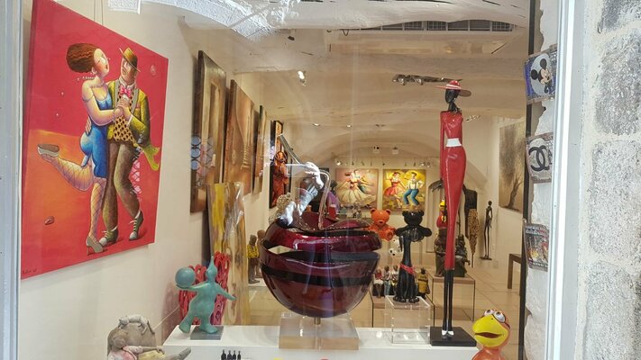 Yutao Ge in the Studio: Exposition Galerie Riviera, Saint Paul de Vence