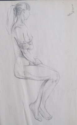 Yutao Ge in the Studio: Dessiné autrefois à l'école d'arts