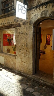 Yutao Ge in the Studio: Exposition Galerie Riviera, Saint Paul de Vence