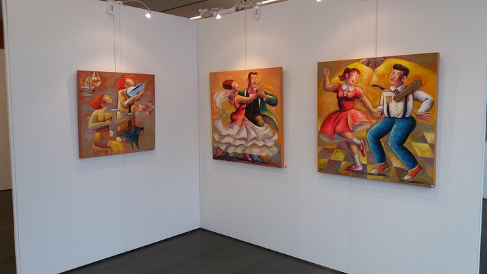 Yutao Ge in the Studio: Mon exposition à Baden-Baden (Allemagne)
