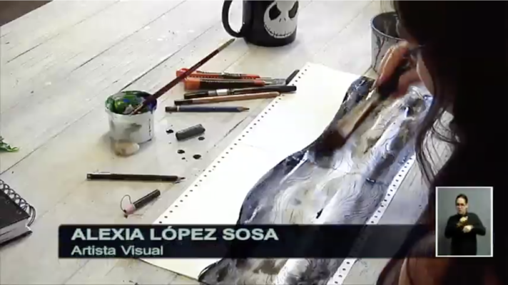 Alexia López Sosa in the Studio: Interview for TV Azteca. https://www.facebook.com/aztecaaguascalientes/videos/541648592940530/
