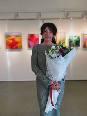 Emilia Milcheva in the Studio