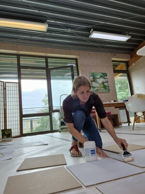 Bea Evers in the Studio: In my studio