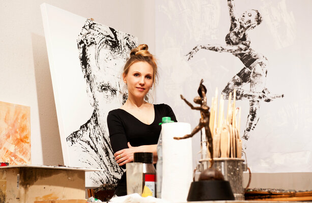 Sarah Jil Niklas in the Studio: im Atelier