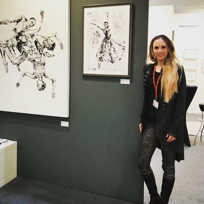 Sarah Jil Niklas in the Studio: artKARLSRUHE 2018