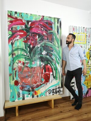 Christian Dittus in the Studio: Dittus_art "Soloshow".