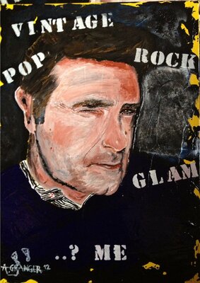 Alain Granger (A.G.R.) in the Studio: Auto portrait de l'artiste qui se cherche
