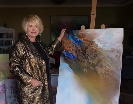 Ludmila Budanov in the Studio