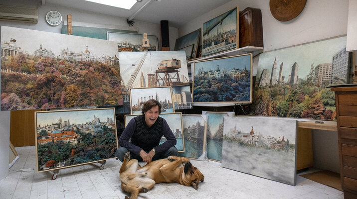 Carlos Arriaga in the Studio