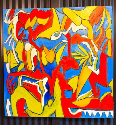 Steven Miller in the Studio: Artwork on  exhibit at www.byrdeandtheb.com  www.stevenwmiller.com @stevenmillerart2022