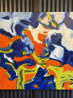 Steven Miller in the Studio: Artwork on  exhibit at www.byrdeandtheb.com  www.stevenwmiller.com @stevenmillerart2022