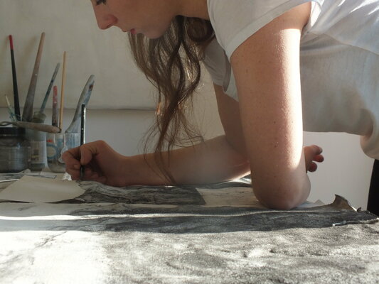 Marilina Marchica in the Studio