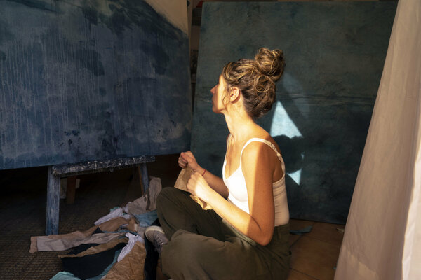Marilina Marchica in the Studio