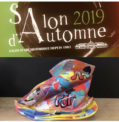 Nouna in the Studio: SELECTION DE L'OEUVRE " BOUCHE  POP ART "  EXPOSITION AU SALON D'AUTOMNE  ANNEE  2019