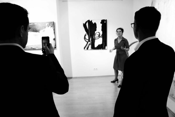 Conny Wachsmann in the Studio: Bei einer Ausstellung in Dresden - Seitenwechsel 2018