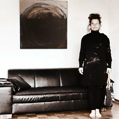 Conny Wachsmann in the Studio: November 2021 - Herbstimpression Künstlerin Wachsmann