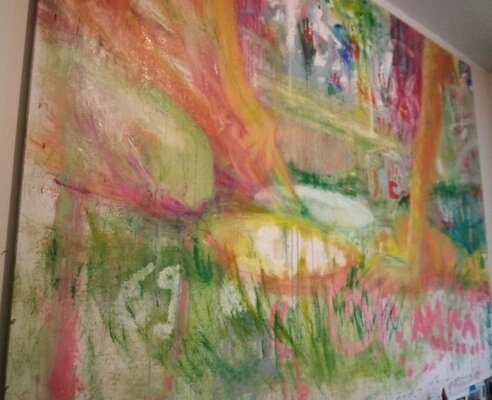 Carolina Moretti in the Studio: Colori al parco