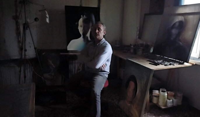 Stefano Mazzolini in the Studio