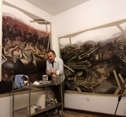 Stefano Mazzolini in the Studio