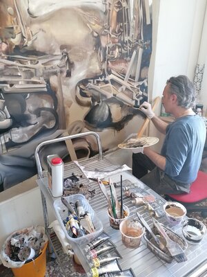 Stefano Mazzolini in the Studio