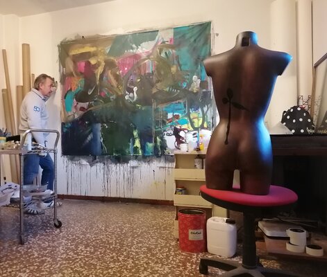 Stefano Mazzolini in the Studio