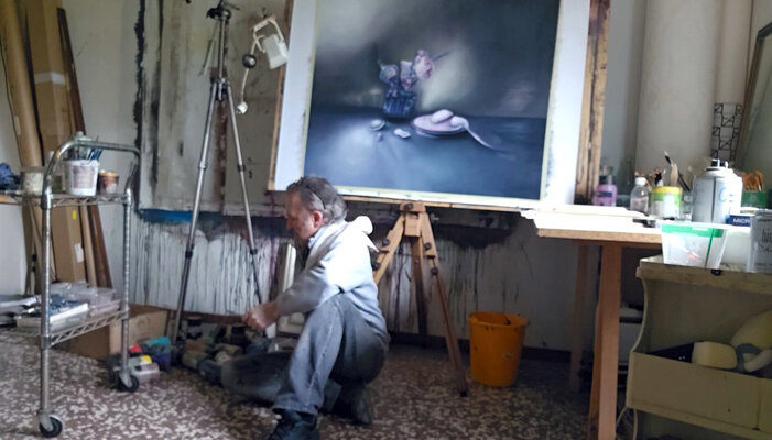 Stefano Mazzolini in the Studio