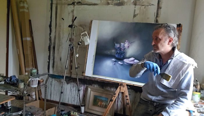 Stefano Mazzolini in the Studio