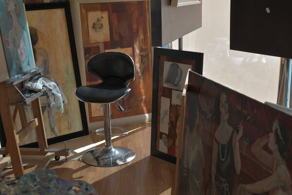 Ana Termes Lis in the Studio