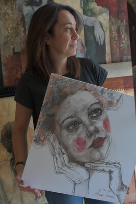 Ana Termes Lis in the Studio