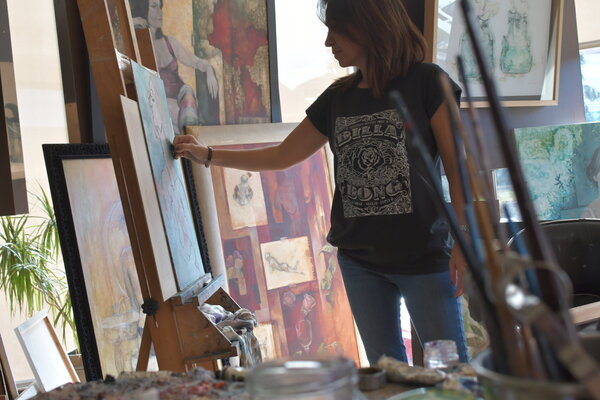 Ana Termes Lis in the Studio
