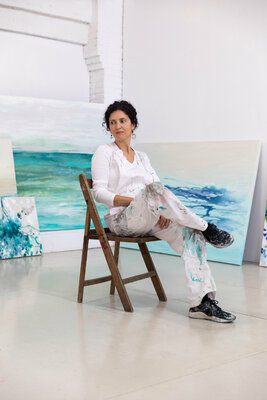 Laura Alonso in the Studio