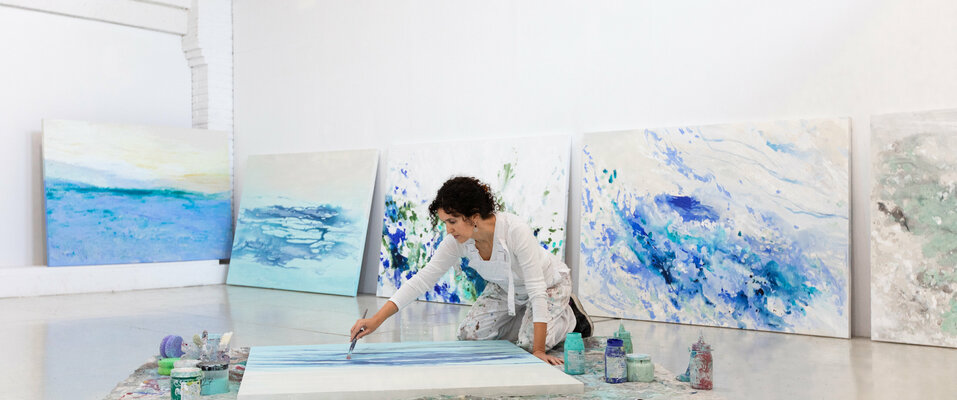 Laura Alonso in the Studio