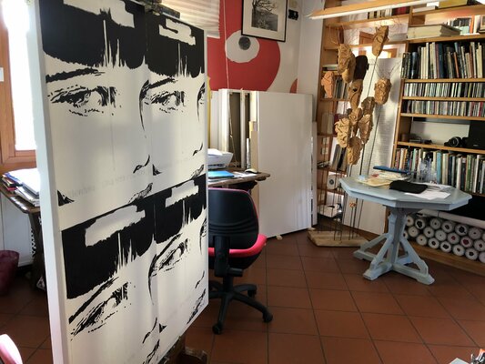 Piero Casarin in the Studio: il mio regno, dove lavoro, leggo, mi ispiro