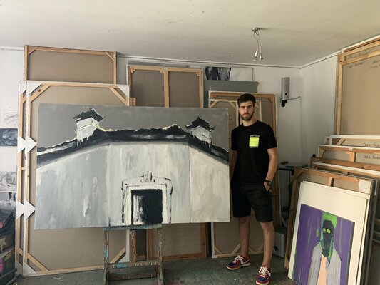 Yaroslav Yasenev in the Studio