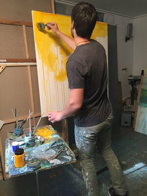 Yaroslav Yasenev in the Studio