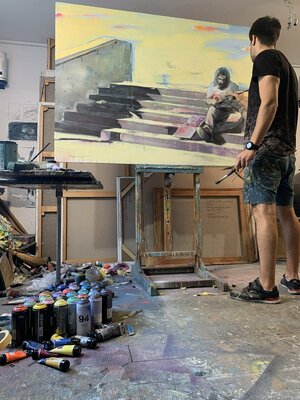 Yaroslav Yasenev in the Studio