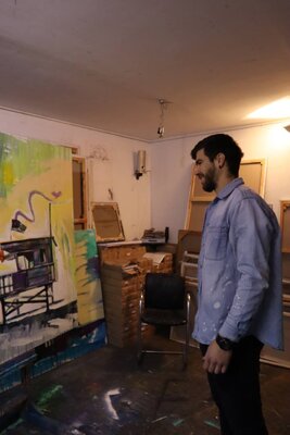Yaroslav Yasenev in the Studio: Art is my life , art is my air . One day in my beautiful studio