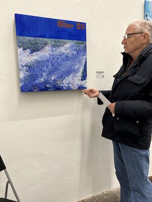 Thomas Peter Kausel in the Studio: Kunstpavillon Alter Botanischer Garten, München, Vernissage