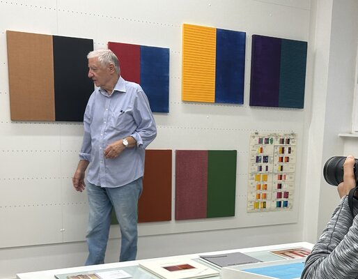 Thomas Peter Kausel in the Studio: Kommunale Galerie Berlin, Vernissage
