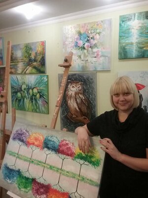 Olha Darchuk in the Studio
