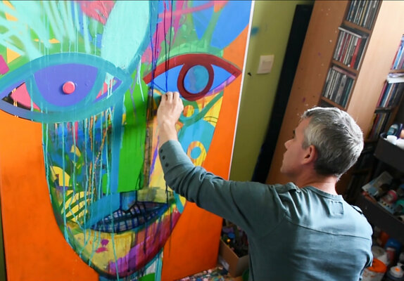 Seb in the Studio: Seb en plein travail sur une Humanatura