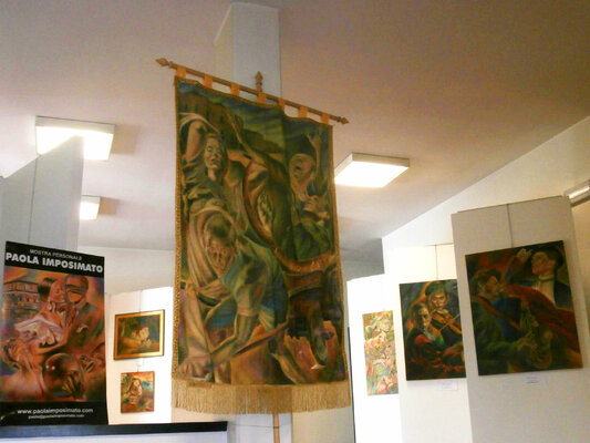 Paola Imposimato in the Studio