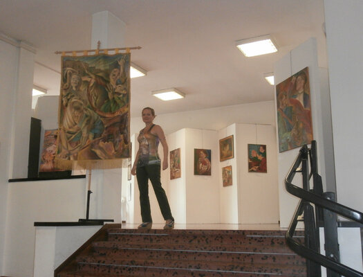 Paola Imposimato in the Studio